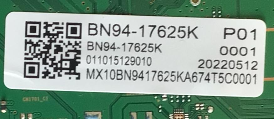 MAIN PARA SMART TV SAMSUNG / NUMERO DE PARTE BN94-17625K / BN41-03014D / BN9417625K / 17625K / BN97-19680Q / PANEL CY-TB050HMAV1H / DISPLAY BN96-52426A / BN9652426A / T500QVN04.5 / MODELO QN50Q80BAFXZA AA01 - Imagen 2